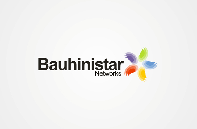 Internet network logo design, Bauhinia logo