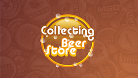 Beer & beer collecting logo design, Beer caps logo
