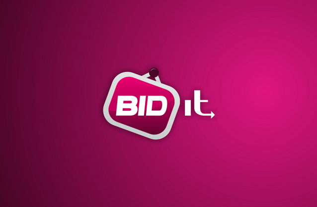 Bid logo, Live auction logo design