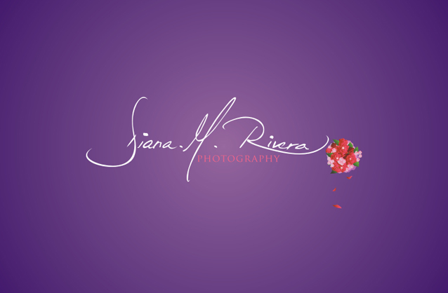 Wedding photojournalism logo design, Signature and Bouquet logo