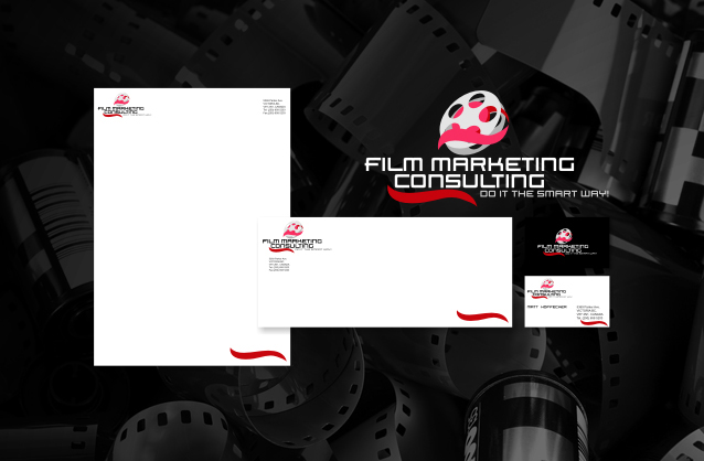 film logo, film scroll logo