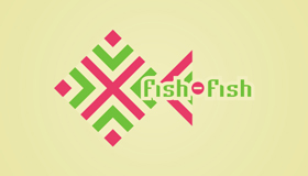 Fish logo design, handworks logo