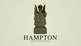 hampton logo, stone carving logo design