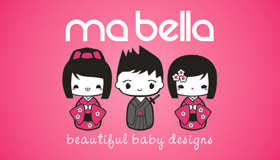 japanese doll logo design, doll logo, baby wear logo