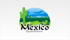 Mexico travel guide logo design, Cactus logo