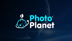 photography logo, PS logo design, Planet logo