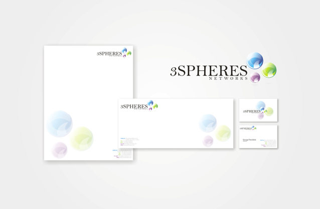 Secure service logo, Spheres logo design