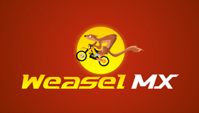 weasel logo, weasel logo design, Motocross logo